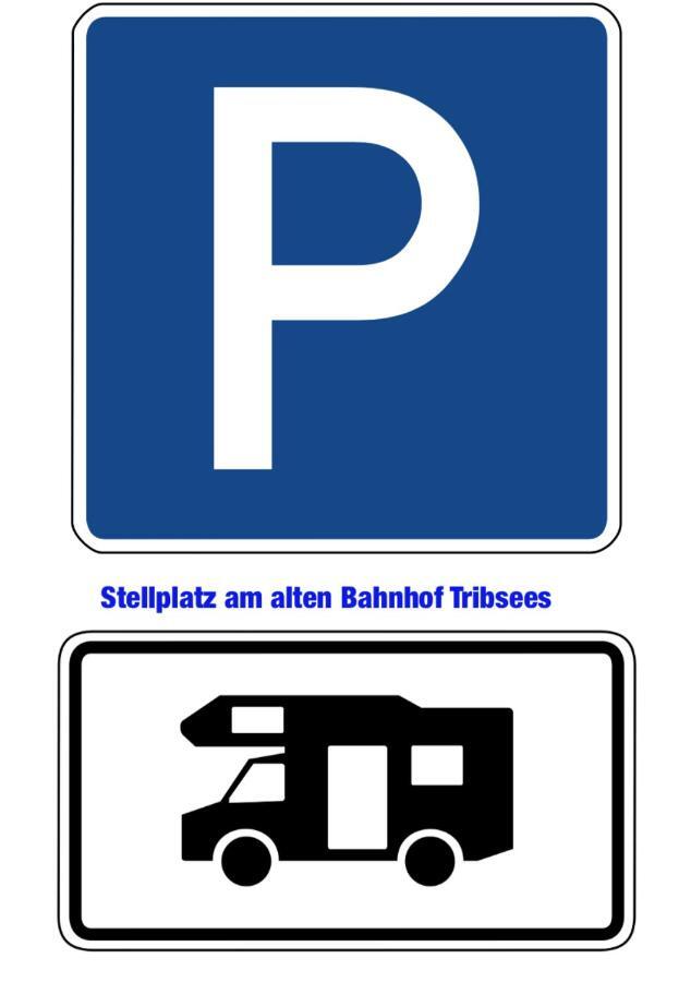 Stellplatz Am Alten Bahnhof Hotell Tribsees Eksteriør bilde